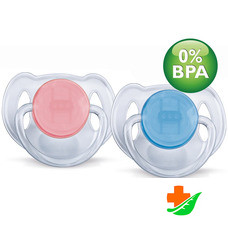 Пустышка AVENT силиконовая «Классика» BPA-Free 86140 6-18