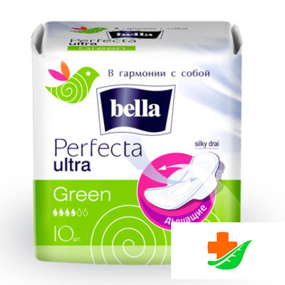 Прокладки BELLA Perfecta Ultra Green 10 шт в Барнауле