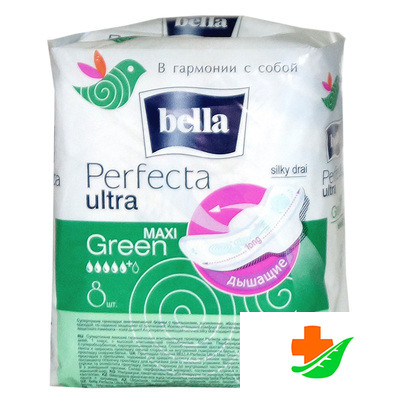 Прокладки BELLA Perfecta Ultra Maxi Green 8 шт в Барнауле