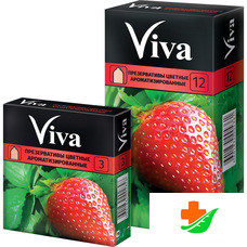 Презервативы VIVA Цветные ароматизированные 12 шт