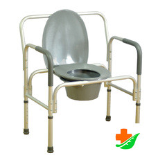 Кресло-туалет МЕГА-ОПТИМ HMP 7007 L для инвалидов до 250кг