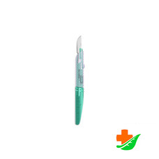 Скальпель APEXMED Steeluxe с пластмассовой ручкой №21