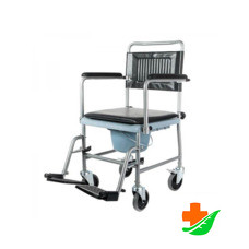 Кресло-каталка BARRY W2 (44см) с санитарным оснащением складная до 100кг