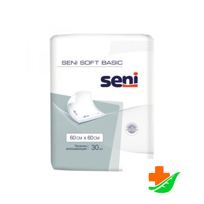 Пеленки SENI Soft Basic 60х60см 30шт в Барнауле