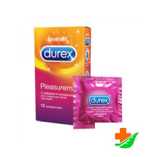 Презервативы DUREX Pleasuremax с ребрами и пупырышками №12