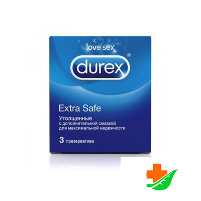 Презервативы DUREX Extra Safe утолщенные 3шт в Барнауле