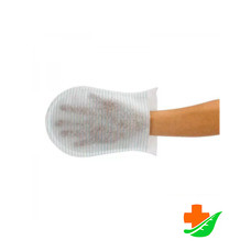 Рукавица пенообразующая ABENA Dispobano Glove с pH-нейтральным мылом (с ПЭ-ламинац) 25x17см 20 шт