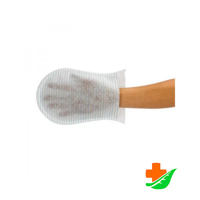 Рукавица пенообразующая ABENA Dispobano Glove с pH-нейтральным мылом (с ПЭ-ламинац) 25x17см 20 шт в Барнауле