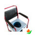 Кресло-коляска МЕГА-ОПТИМ FS692-45 (45см) с санитарным устройством до 100кг в Барнауле
