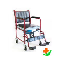 Кресло-коляска МЕГА-ОПТИМ FS692-45 (45см) с санитарным устройством до 100кг