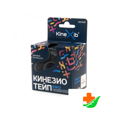 Кинезио-тейп KINEXIB Pro черный 5см х 5м в Барнауле