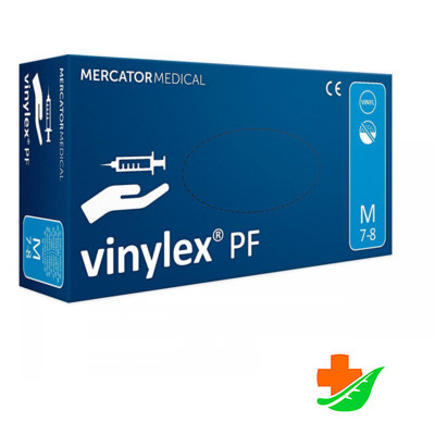 Перчатки виниловые MERCATOR MEDICAL Vinylex PF неопудренные бесцветные в Барнауле