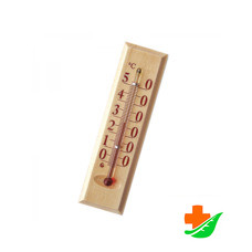 Термометры комнатный СТЕКЛОПРИБОР Д-1-2 на деревянном основании