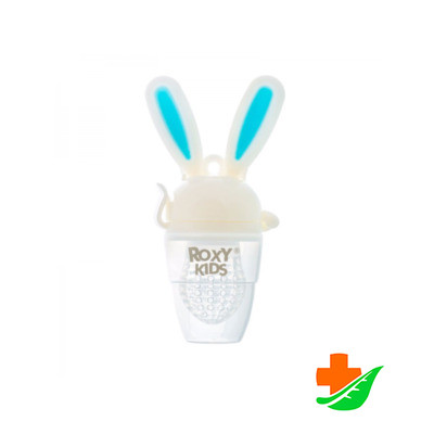 Ниблер для прикорма малышей ROXY-KIDS Bunny Twist RFN-005 с поворотным механизмом голубой в Барнауле